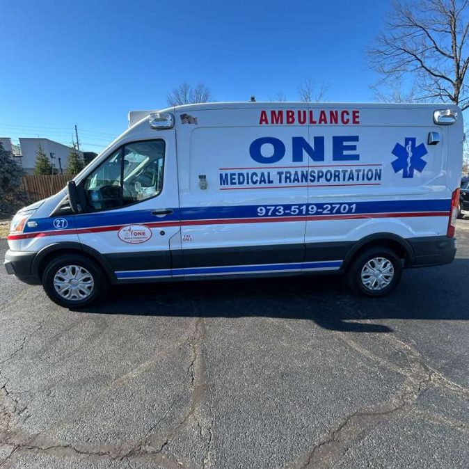One medical ambulance